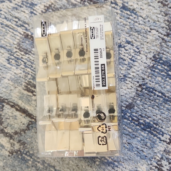 NIB IKEA Strala 12 piece gold star light cover set - Picture 3 of 8